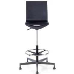 Taburete de trabajo Orbit, poliuretano rígido, base giratoria