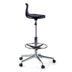 Taburete de Trabajo Polytec, respaldo flexible