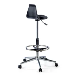 Taburete de Trabajo Polytec, respaldo flexible